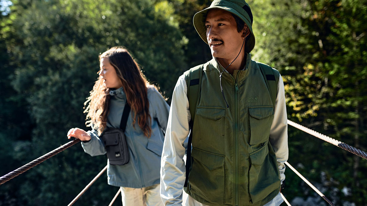 Damska turystyczna torba na ramię - Jack Wolfskin Sunset
